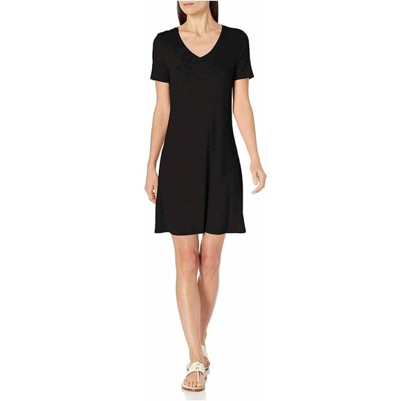 Amazon Essentials Dresses & Skirts - Amazon Essentials Black T-Shirt Dress Short Sleeve Size S LBD